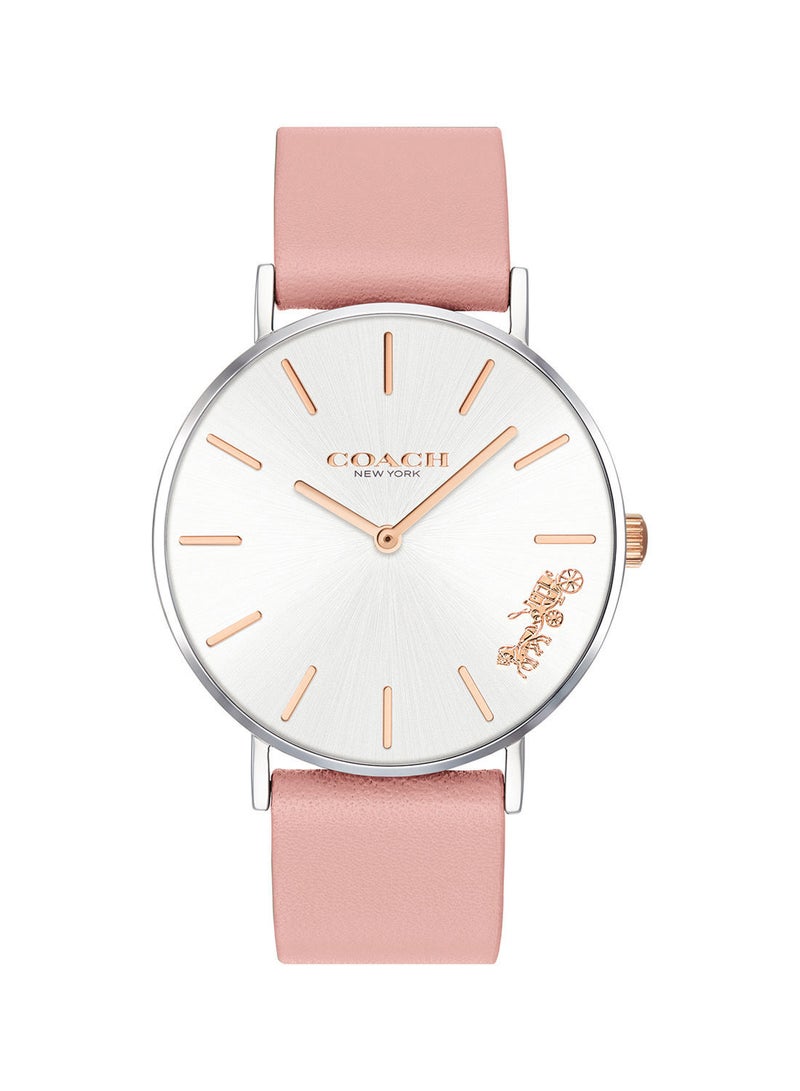 COACH Women's Perry  Silver White Dial Watch - 14503258 - Image 1