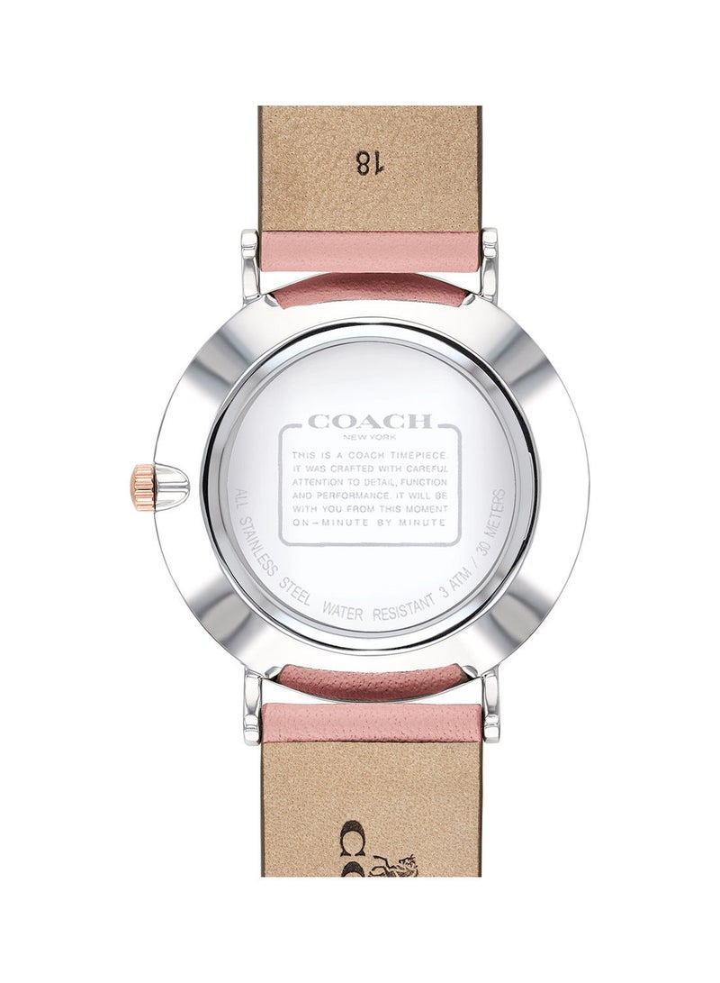 COACH Women's Perry  Silver White Dial Watch - 14503258 - Image 3