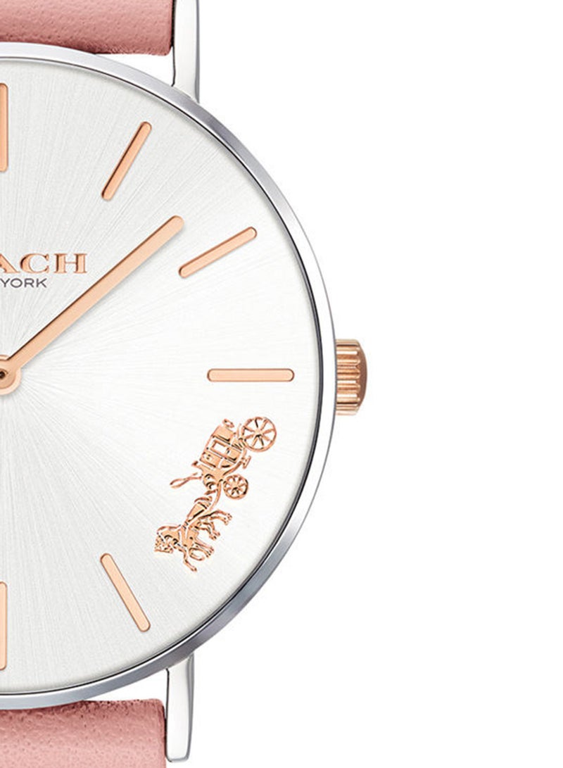 COACH Women's Perry  Silver White Dial Watch - 14503258 - Image 4