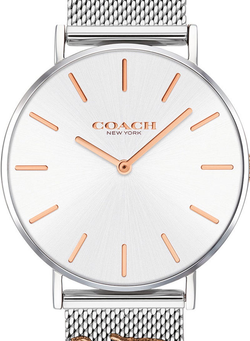 COACH Women's Perry  Silver White Dial Watch - 14503336 - Image 5