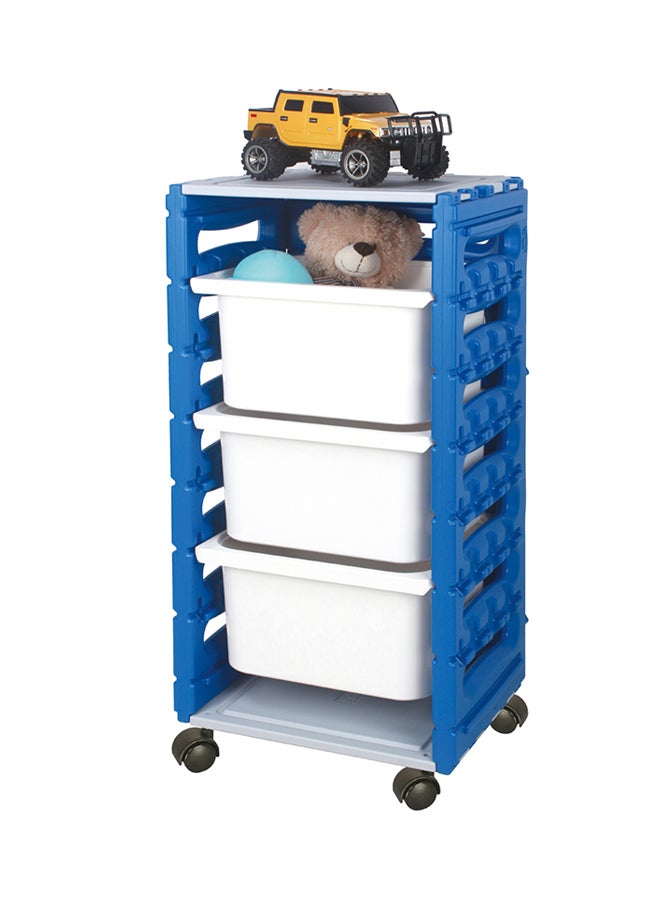 Ching-Ching 3 Drawers Cabinet With Castors - Image 1