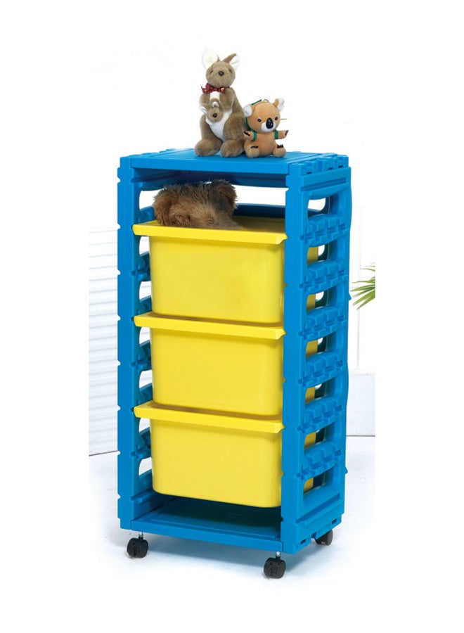 Ching-Ching 3 Drawers Cabinet With Castors - Image 3