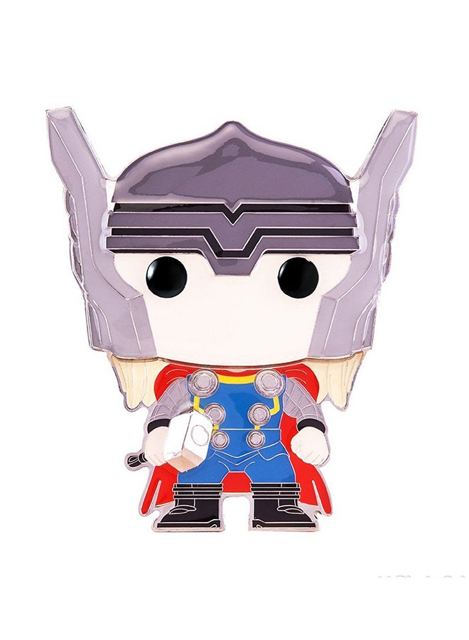 Funko Enamel Pop Pin! Marvel: Thor Marvel Collectable Enamel Figure, MVPP0003 3.75inch  - Image 1