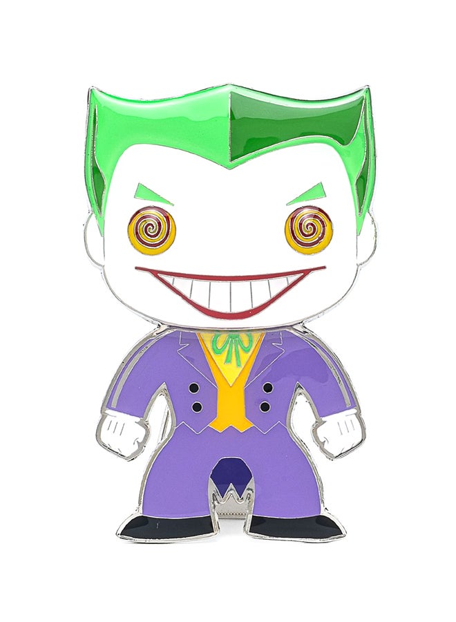 Funko Enamel POP Pin! Joker Collectable Enamel Figure DCCPP0003 3.75inch - Image 1
