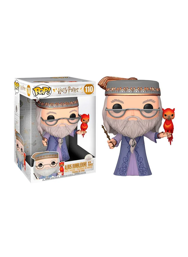 Funko Pop Jumbo! Movies: 10-Inch Harry Potter Dumbledore With Fawkes Collectable Vinyl Figure, 48038