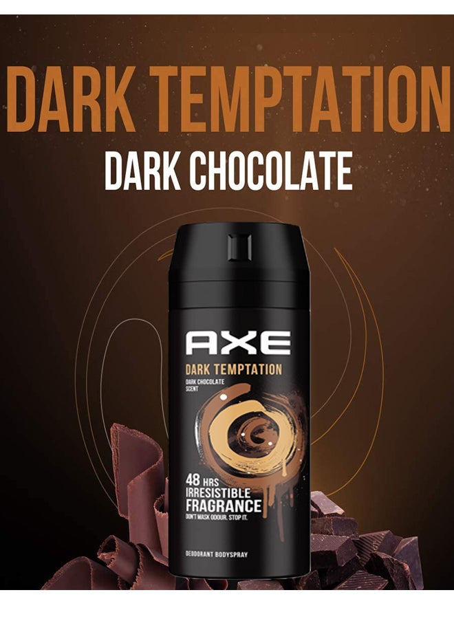 Axe - Pack Of 6 Dark Temptation Deodorant Body Spray 150x6ml - Image 1