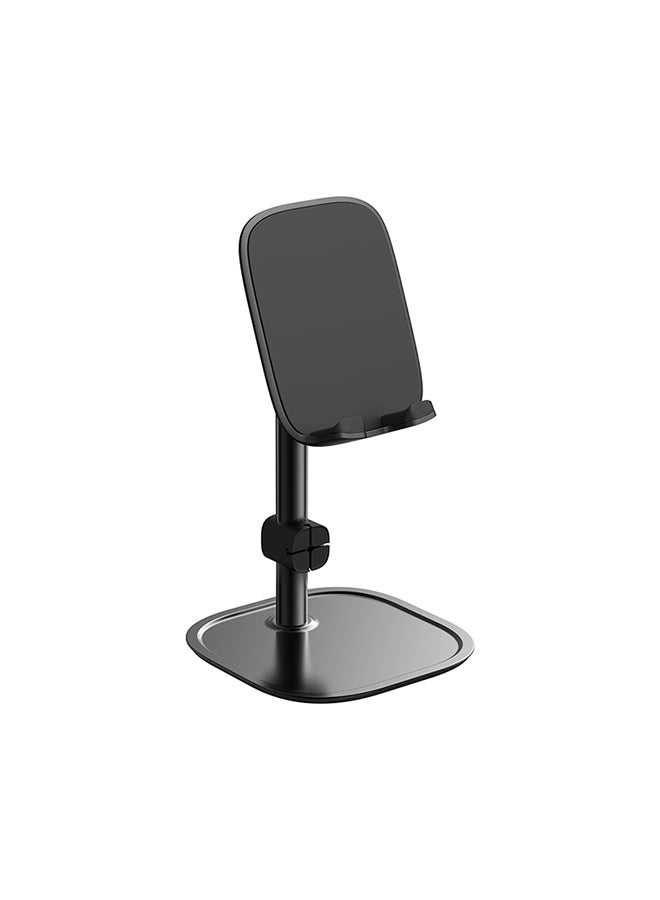 Baseus Universal Mobile Phone Stand Holder Aluminum Alloy Desktop Stand for iPhone, Samsung, iPad, Xiaomi, Tablet Black  - Image 4