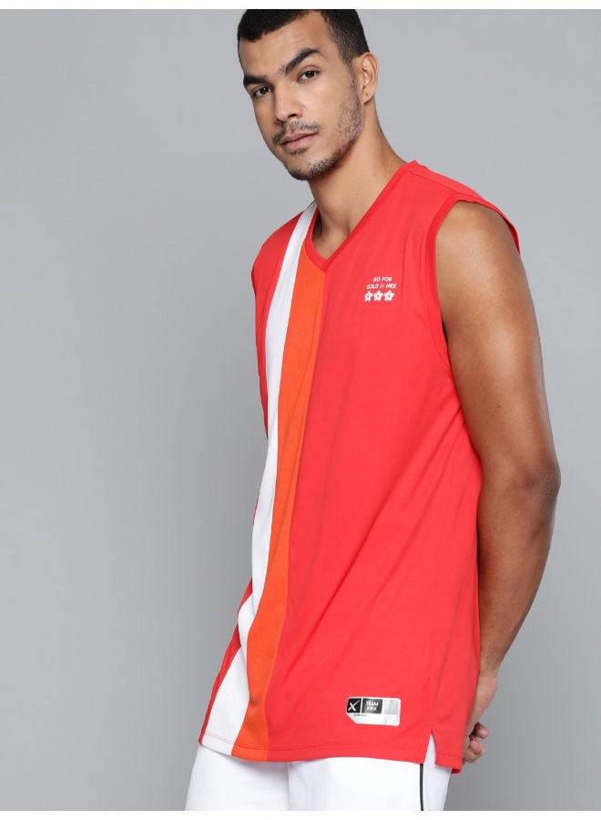 HRX by Hrithik Roshan - Casual Comfortable Vest Orange - Image 1
