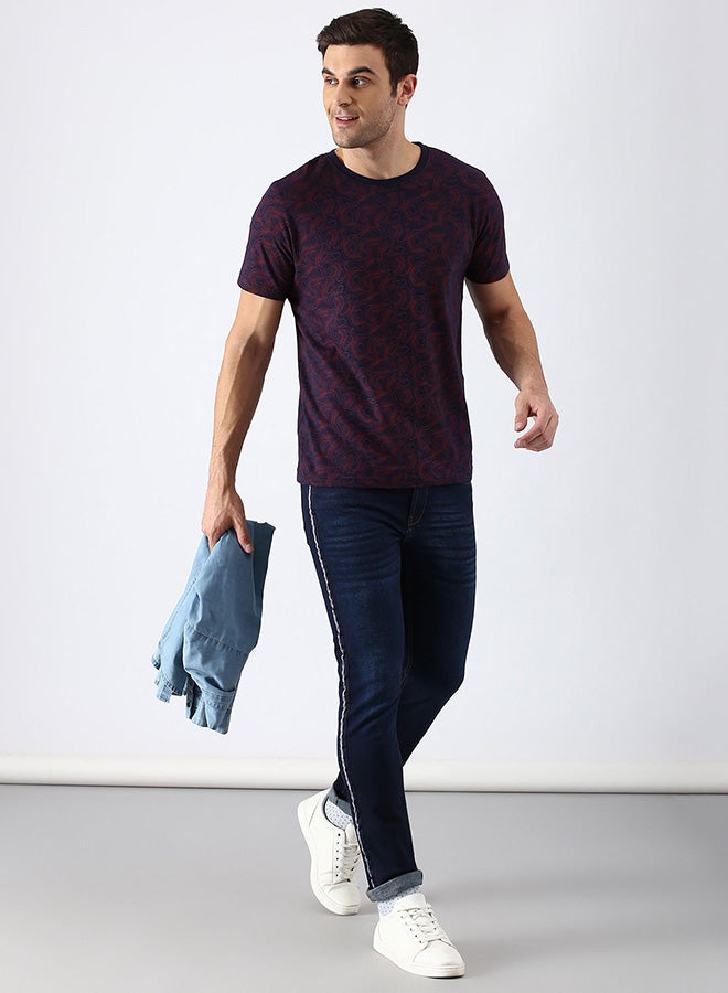 ABOF - Slim Fit Jeans Blue - Image 1