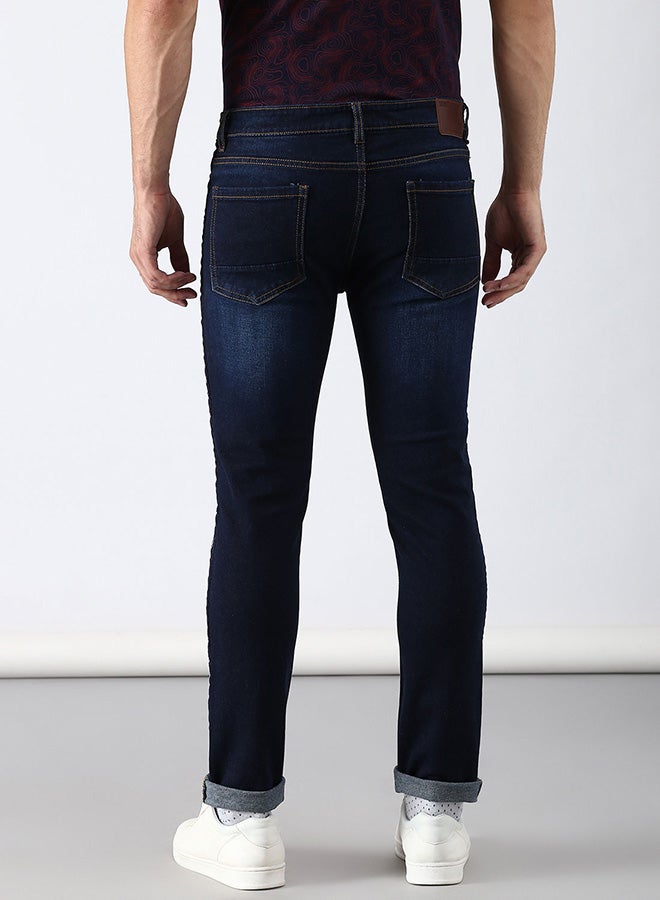ABOF - Slim Fit Jeans Blue - Image 1