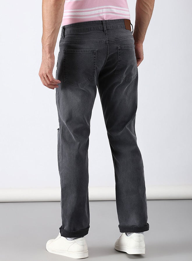 ABOF - Slim Fit Jeans Grey - Image 1