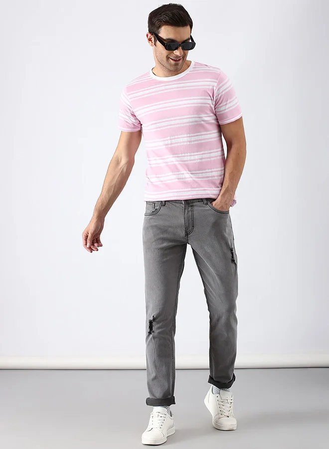 ABOF Slim Fit Jeans Dark Wash1