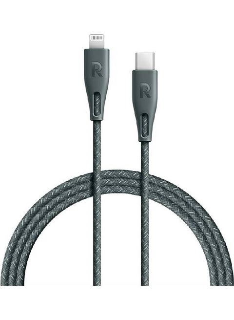 RP-CB1017 Type-C To Lightning Cable Green
