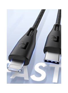 RAVPOWER MFi Certified CB1017 TypeC To Lightning Cable Black  - Image 3