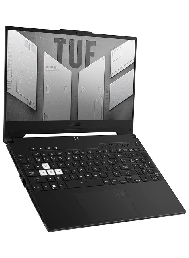 ASUS - TUF Dash F15 FX517ZC Gaming (Upgraded Version) Laptop With 15.6-Inch FHD Display, Core i5-12450H Processer/8GB RAM/512GB SSD/4GB Nvidia GeForce RTX 3050 4GB Graphics/Windows 11 Home English Off-Black - Image 1