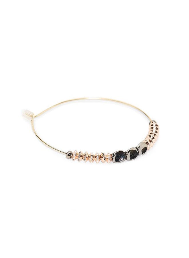 R&B Metallic Hoop Earrings  - Image 3
