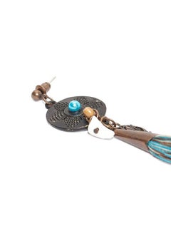 R&B Textured Tassel Danglers  - Image 4