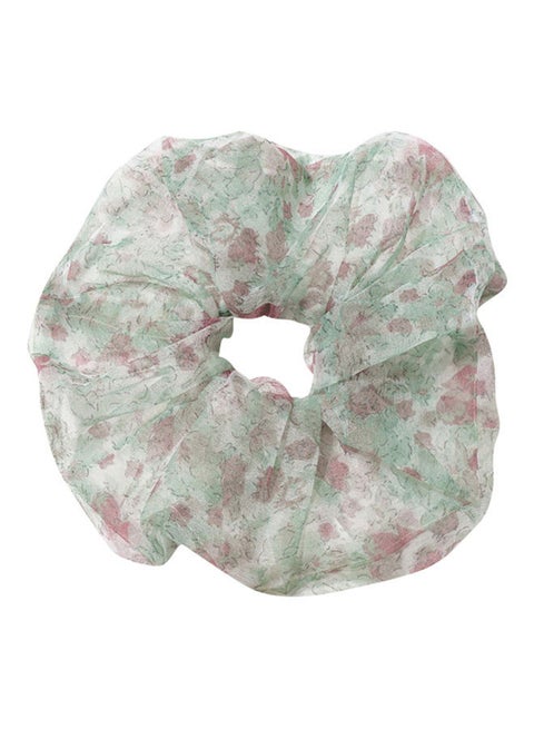 Floral Print Scrunchies