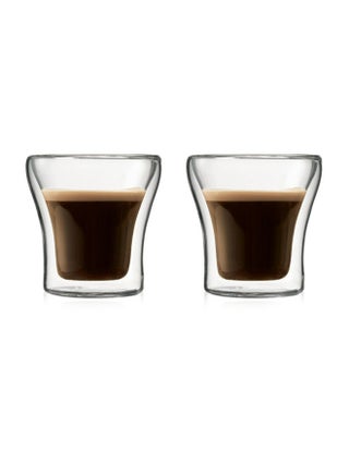 2-Piece Assam Double Wall Glass Set Clear 100ml - v1658664320/N11058987A_1