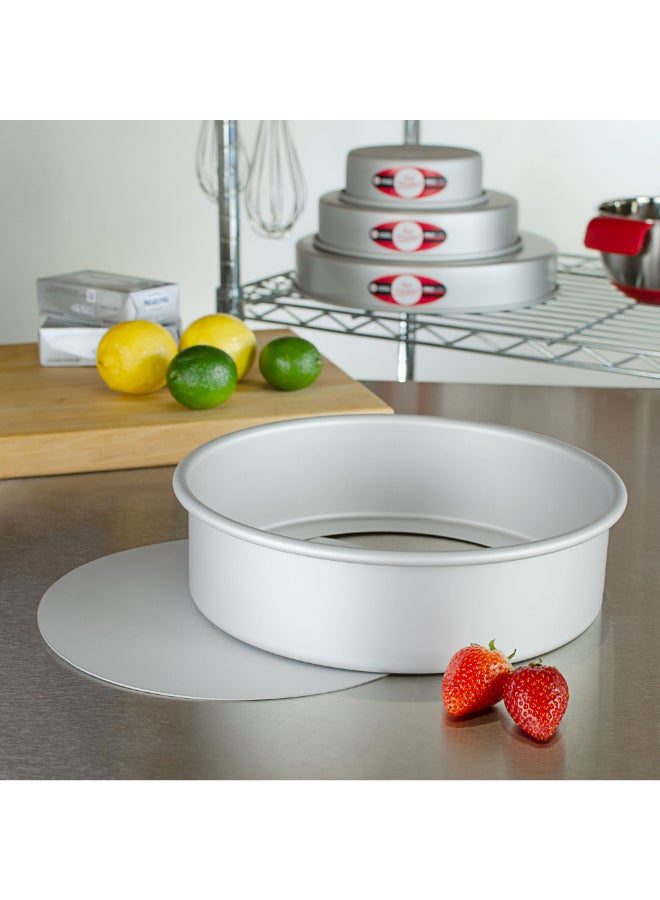 فات داديوز مقلاة مستديرة للتشيز كيك فضي 10x3بوصة - Image 3