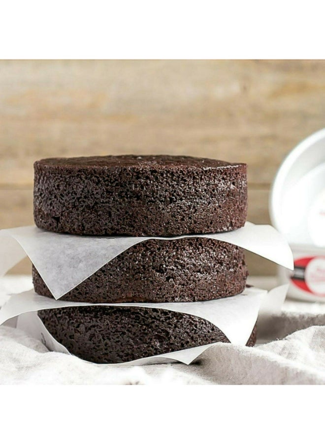 فات داديوز صينية مستديرة لخبز الكيك فضي 10x4بوصة - Image 5