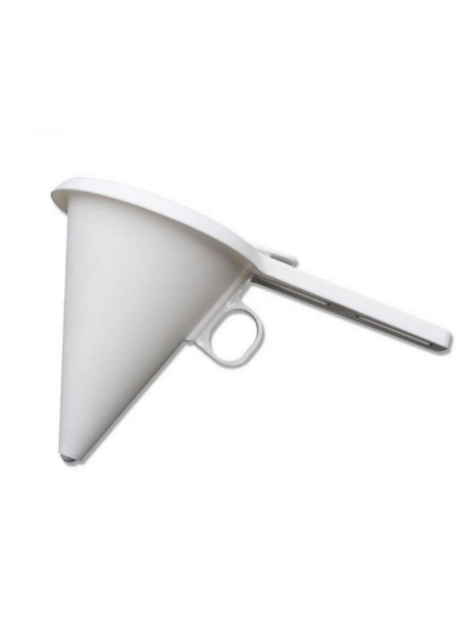 Wilton Easy-Pour Funnel White 5x4cm - Image 1