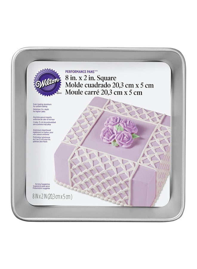 Wilton Performance Square Pans Silver 8.2inch - Image 2