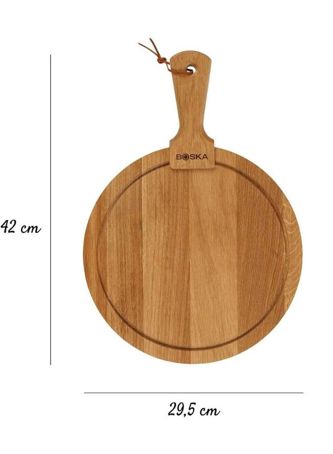 BOSKA - Cheese Board With Handle Brown - Image 1