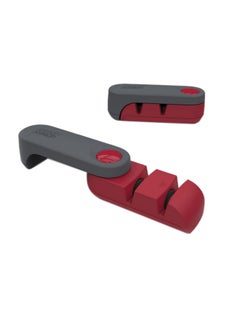 Joseph Joseph Rota Folding Knife Sharpner And Honer Grey/Red 4x4x12.5cm  - Image 1