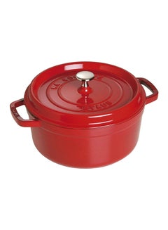 STAUB Round Shaped Casserole Dish Cherry 26cm  - Image 1