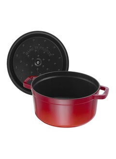 STAUB Round Shaped Casserole Dish Cherry 26cm  - Image 3