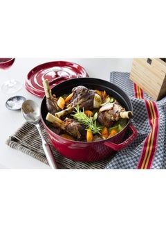 STAUB Round Shaped Casserole Dish Cherry 26cm  - Image 5
