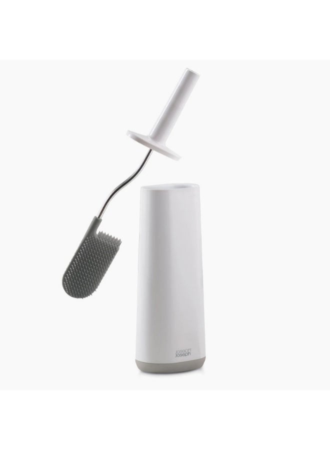 Joseph Joseph Flex Toilet Brush With Holder Set White/Grey 43.1x12.3x 8.7cm  - Image 1