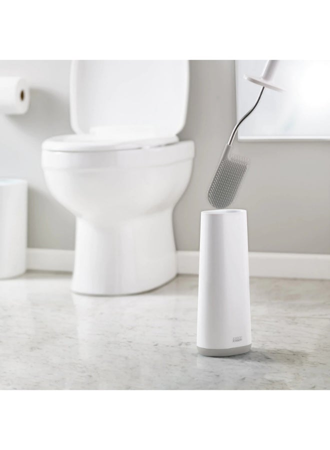 Joseph Joseph Flex Toilet Brush With Holder Set White/Grey 43.1x12.3x 8.7cm  - Image 2