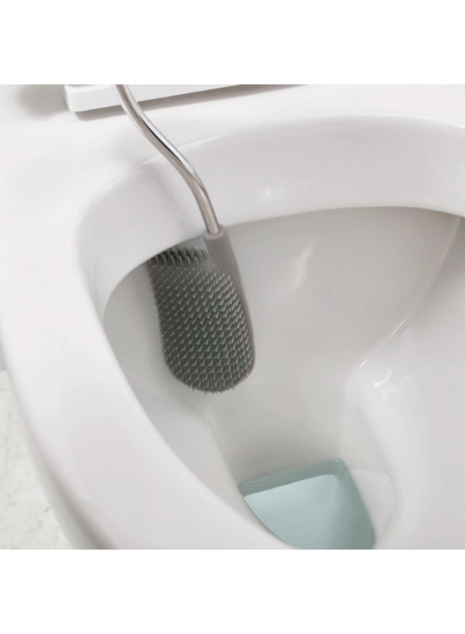 Joseph Joseph Flex Toilet Brush With Holder Set White/Grey 43.1x12.3x 8.7cm  - Image 4