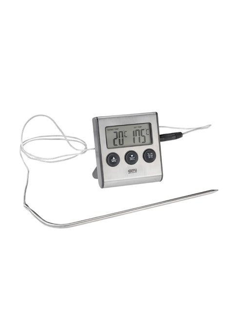 Digital Meat Thermometer Silver