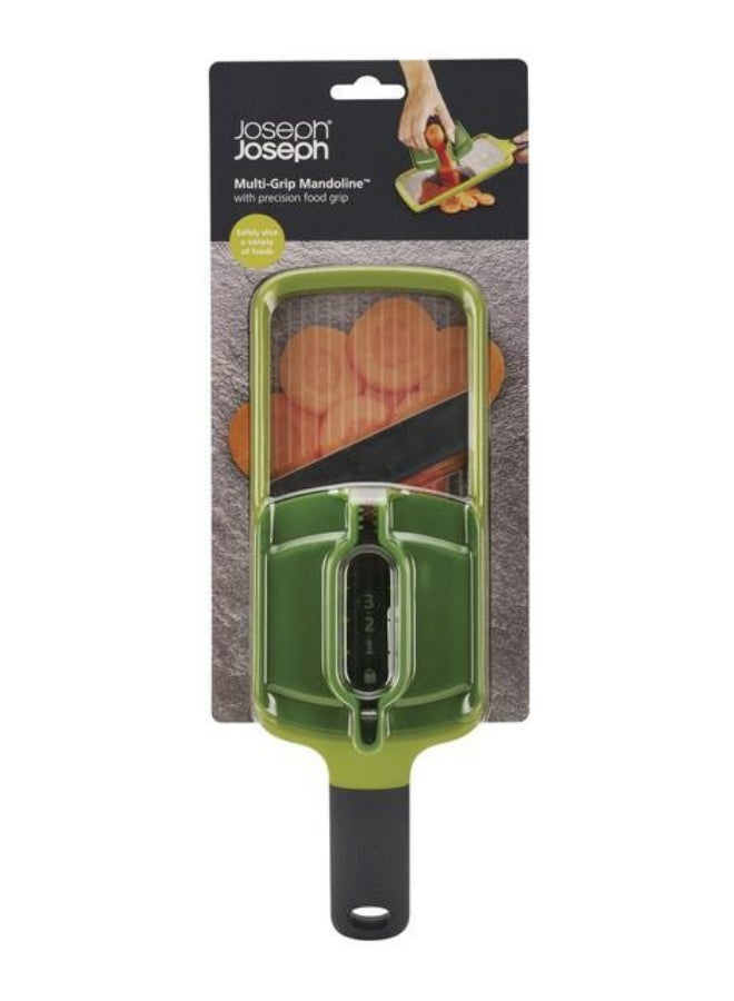 Joseph Joseph - Multi-Grip Mandoline Slicer Green/Silver 30x10x5.8cm - Image 1
