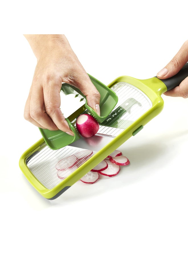 Joseph Joseph - Multi-Grip Mandoline Slicer Green/Silver 30x10x5.8cm - Image 1