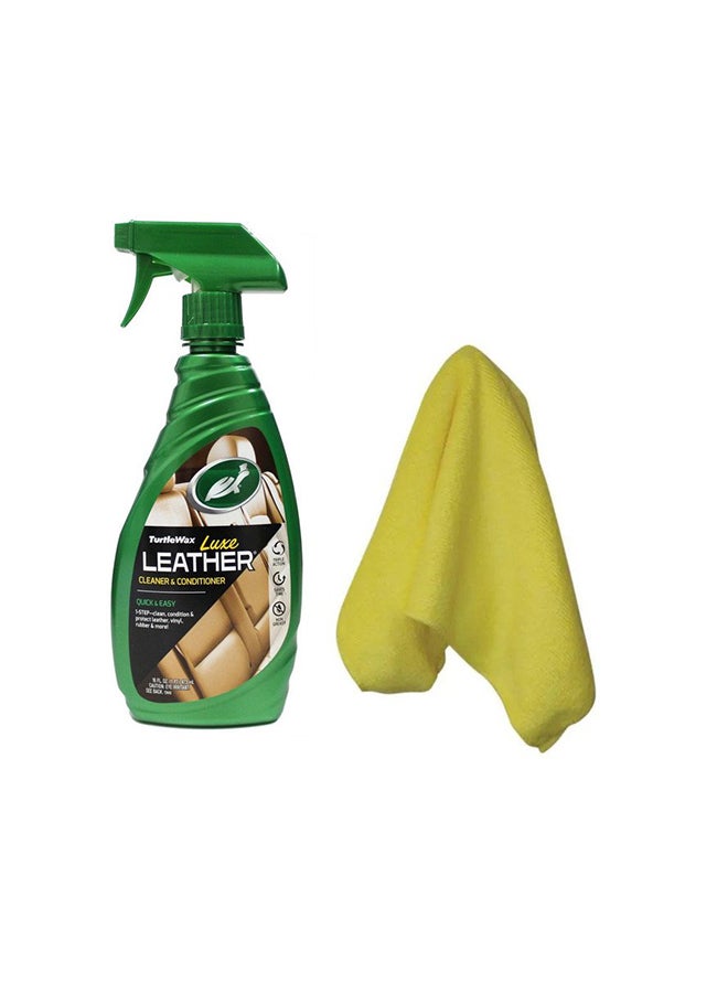 Turtle wax Luxe Cleaner And Conditioner With Cloth 