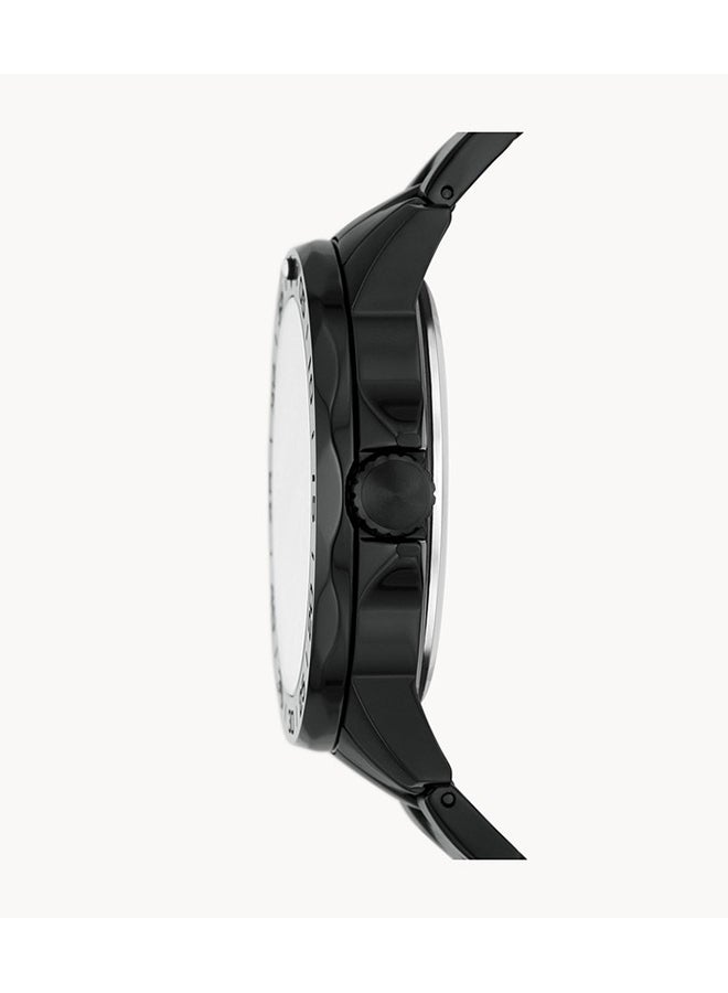 FOSSIL Bannon Automatic Stainless Steel Wrist Watch BQ2679 - 45mm - Black  - Image 2