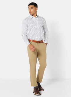 Ted Baker Lorev Paper-Plane Print Shirt White  - Image 4