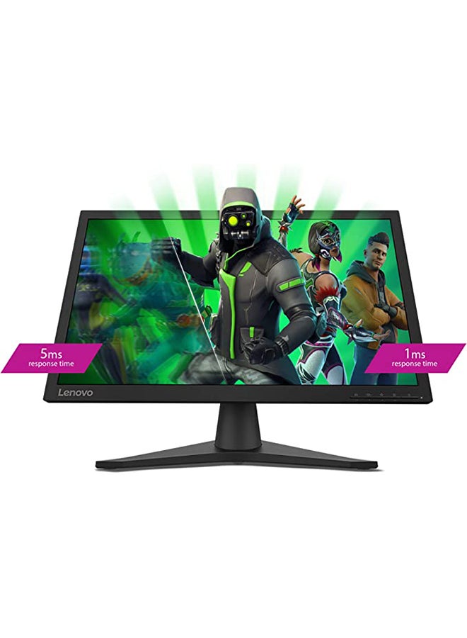 Lenovo - 24-inch Gaming Monitor, TN, FHD, 144Hz, 1ms, AMD FreeSync Premium, G-SYNC Compatible, 1920 x 1080, VESA, 16.7 Million colors, TÜV Eye Comfort Raven Black - Image 1