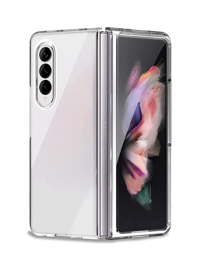MARGOUN Samsung Galaxy Z Fold 4 Crystal Clear Case Shockproof Soft TPU Transparent Slim Protective Cover 7.6 inch Compatible with Galaxy Z Fold4 5G 2022 Release Clear - Image 1