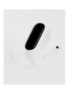 MARGOUN Xiaomi Mi Band 7 Replacement Strap Soft Silicone Watch Band Sport Wristband Bracelet Compatible with Mi Band 7 Smart Fitness Tracker 2022 Release White  - Image 4