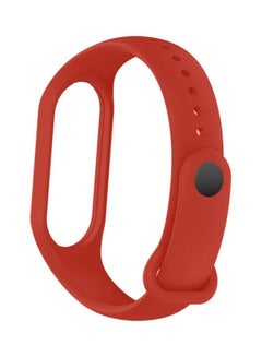 MARGOUN Xiaomi Mi Band 7 Replacement Strap Soft Silicone Watch Band Sport Wristband Bracelet Compatible with Mi Band 7 Smart Fitness Tracker 2022 Release Red  - Image 2