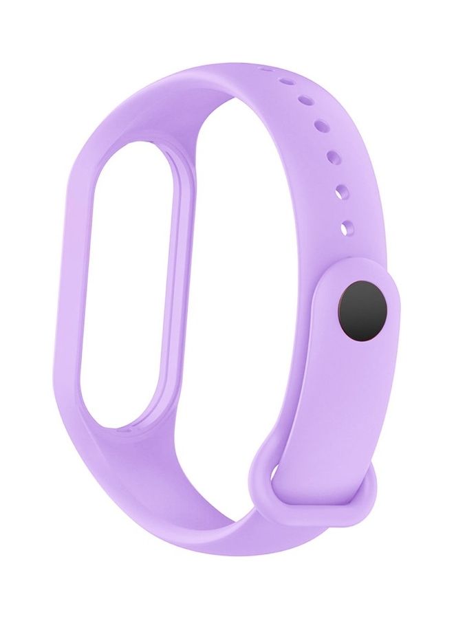 MARGOUN Xiaomi Mi Band 7 Replacement Strap Soft Silicone Watch Band Sport Wristband Bracelet Compatible with Mi Band 7 Smart Fitness Tracker 2022 Release Purple  - Image 2