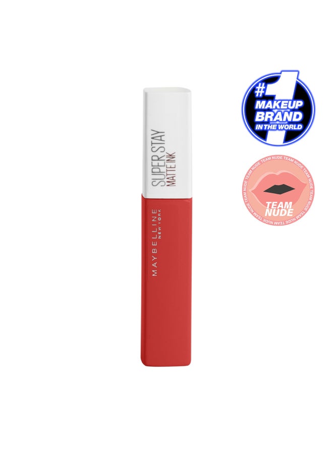 MAYBELLINE NEW YORK Maybelline New York Superstay Matte Ink Liquid Bricks Lipstick - 130 Self-Starter 130 Self  - Image 1