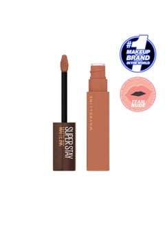 Maybelline New York Superstay Matte Ink Liquid Nude Coffee Lipstick -  255 Chai Genius 255 Chai Genius