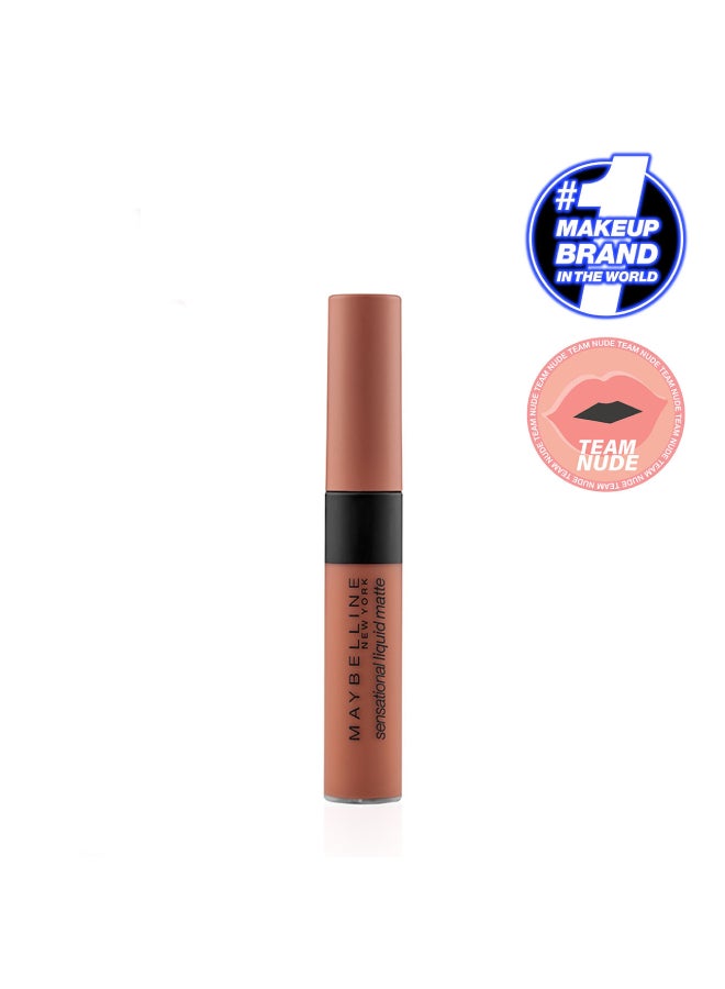 MAYBELLINE NEW YORK Sensational Liquid Matte - Bare It All Nude 01 - Image 1