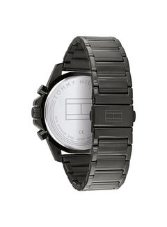 TOMMY HILFIGER Men's MASON Round Shape Stainless Steel Analog Wrist Watch 45 mm - GREY - 1791790  - Image 2
